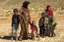 Bedouin family in the Lebanese mountains